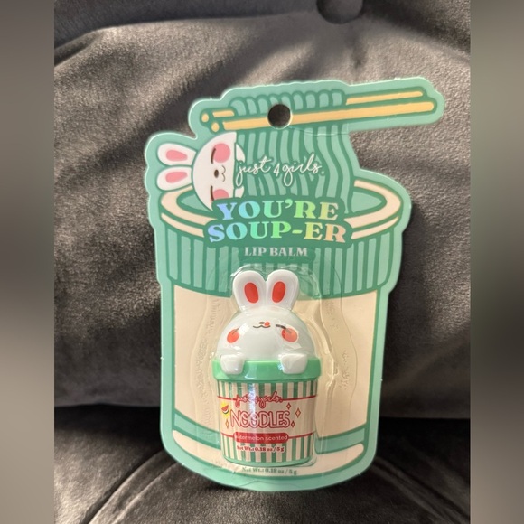 Adorable Just Girls lip balm in a bunny cup design #kawaii #lipbalm - Picture 5 of 5